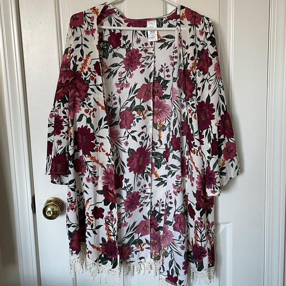 Floral kimono